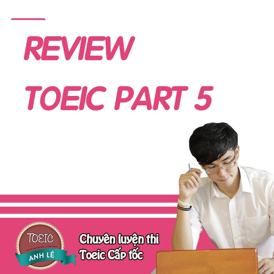 review-toeic-part-5