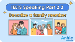 IELTS Speaking Part 2, 3 - Describe a family member