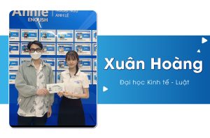 Xuân Hoàng - Học viên khoá TOEIC 4 kỹ năng.