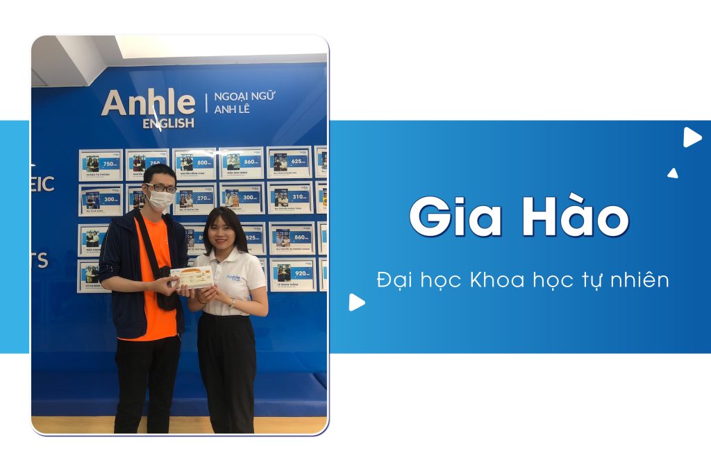 Gia Hào - Học viên khoá TOEIC INTENSIVE.