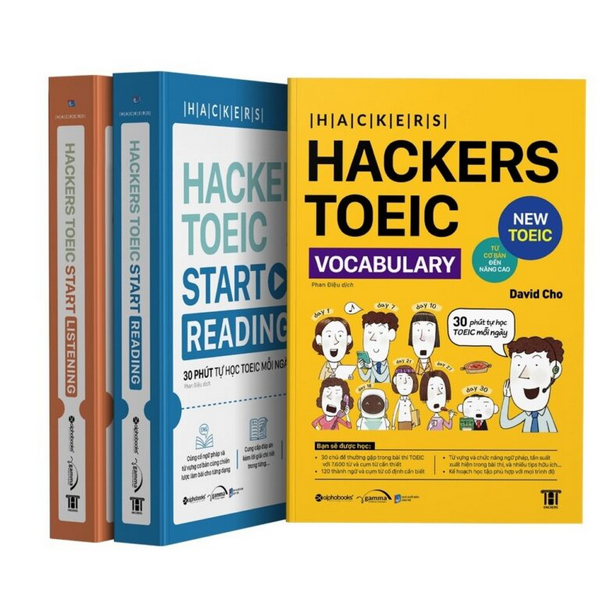 "TOEIC Hacker Listening" và "TOEIC Hacker Reading" là cuốn sách tự học TOEIC độc đáo