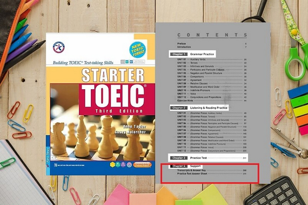 Cuốn sách "Starter TOEIC " là một lựa chọn tuyệt vời cho những người mới bắt đầu hành trình tự học TOEIC của bạn