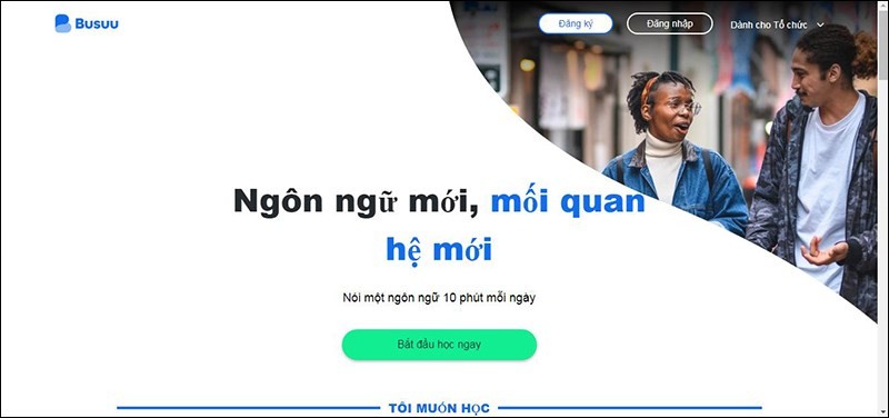 Busuu: Trang web học tiếng Anh giao tiếp online free