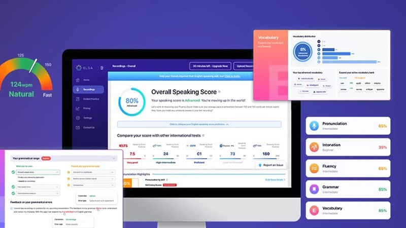 Elsa giúp đánh giá và cung cấp phản hồi ngay lập tức về phát âm